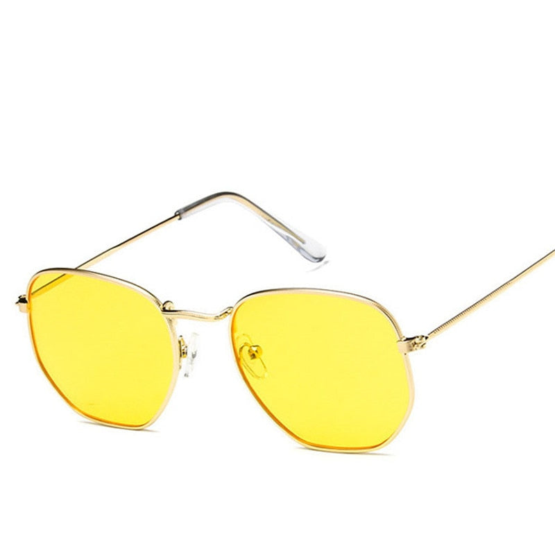 Metal Classic Vintage Women Sunglasses Luxury Brand Design Glasses Female Driving Eyewear