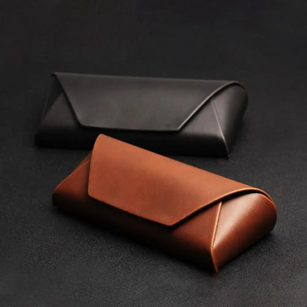 Glasses box female creative portable minimalist PU pressure resistant sunglasses myopia glasses box