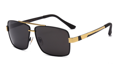 Brand Sun Glasses For Driving A Car Sunglasses Polarized Men Square Metal Anti Ray Reflection Shades For Male UV400