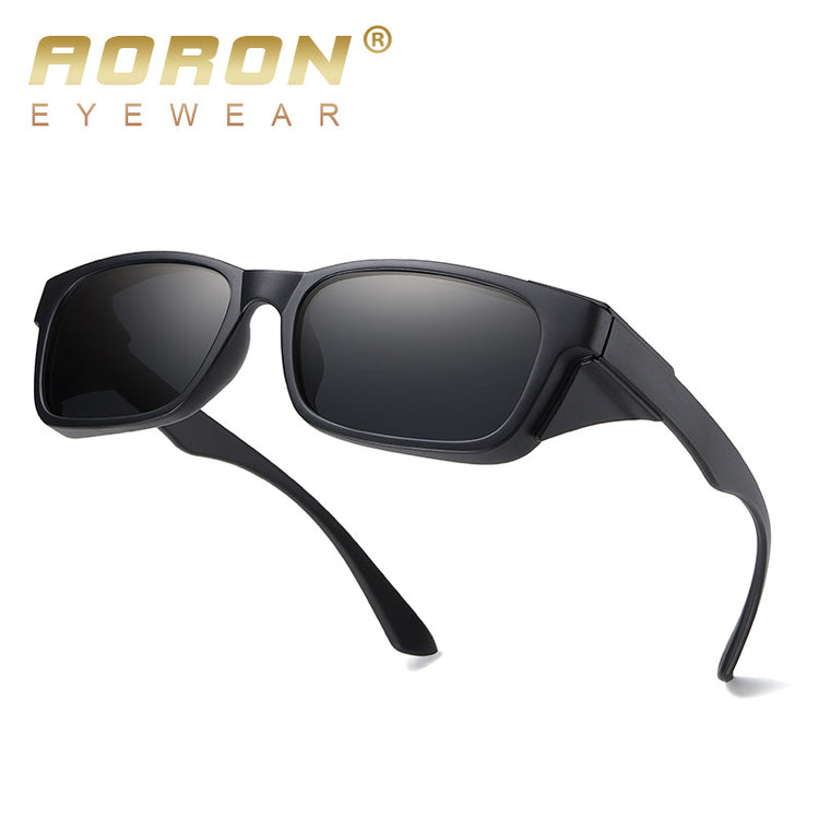 Polarized Square Riding Sunglasses Windproof Sports Coated Sunglasses Driving Driving Night Vision Glasses A634