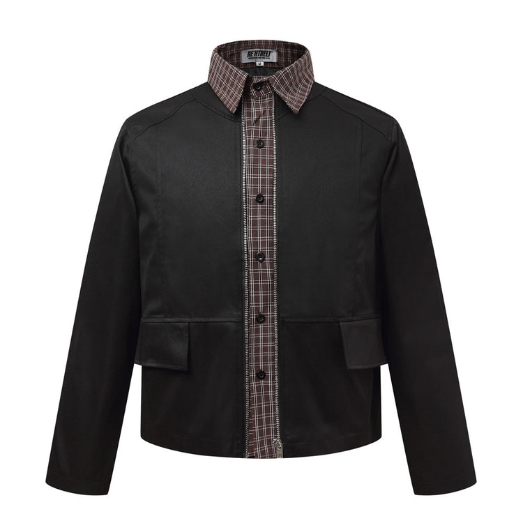 Fake two lapel jackets