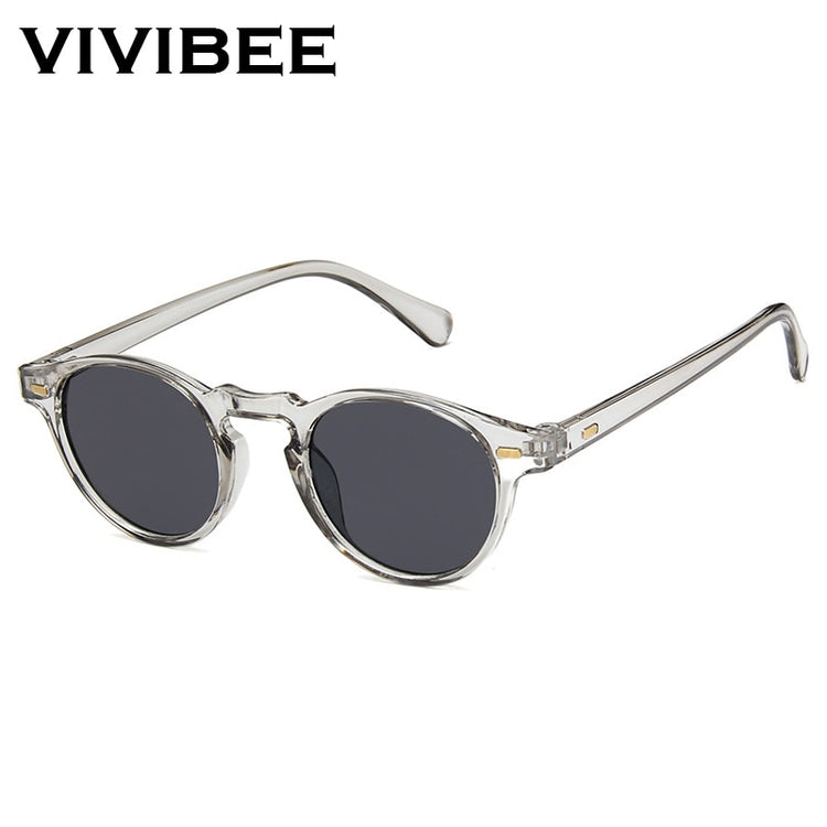 Men Fashions Oval Small Sunglasses Clear Classic UV400 Sun Glasses Trends for Transparent Shades for Women