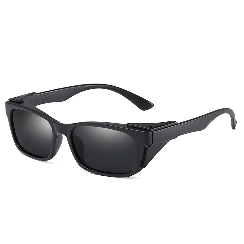 Polarized Square Riding Sunglasses Windproof Sports Coated Sunglasses Driving Driving Night Vision Glasses A634