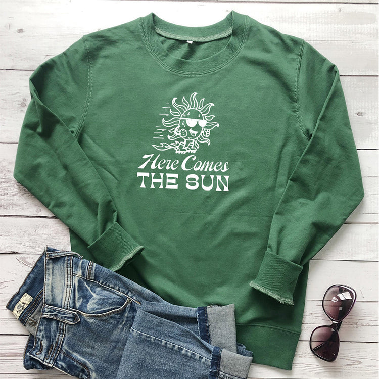 Here Comes The Sun Sun Pulley Hoodie