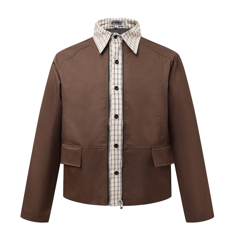 Fake two lapel jackets