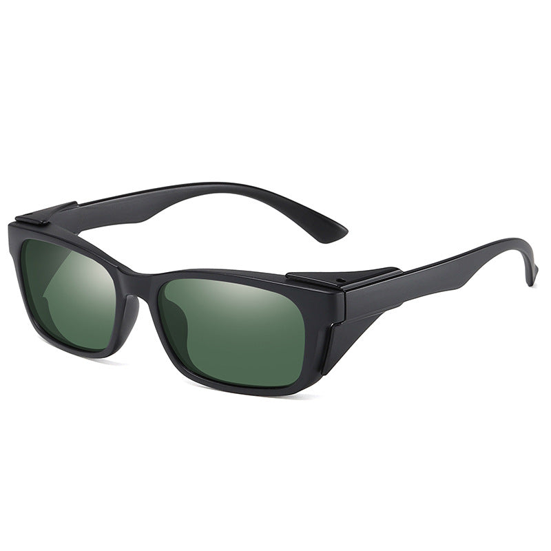 Polarized Square Riding Sunglasses Windproof Sports Coated Sunglasses Driving Driving Night Vision Glasses A634