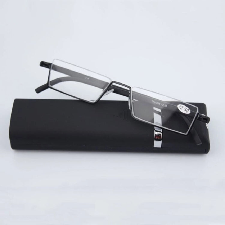 Reading Glasses Light TR90 Half Frame Men Women Rimless Prescription Eyeglasses