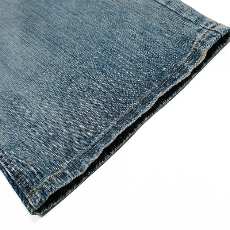 Washed gradient jeans