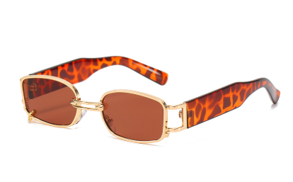 Popular Fashion Small Rectangle Women Luxury Sunglasses Brand Designer Vintage Punk Men Sun Glasses Shades UV400