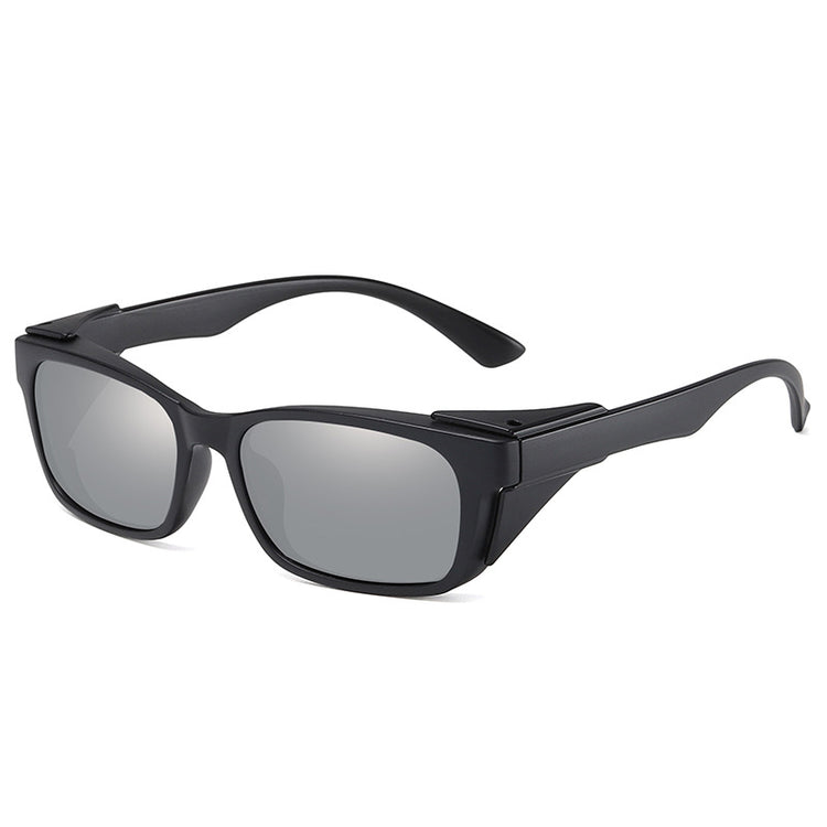 Polarized Square Riding Sunglasses Windproof Sports Coated Sunglasses Driving Driving Night Vision Glasses A634