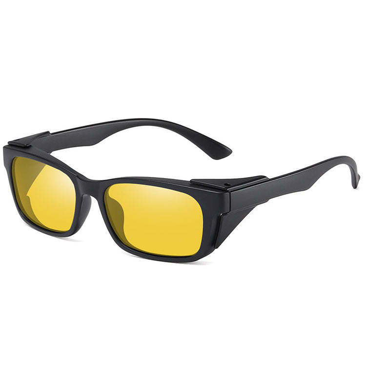 Polarized Square Riding Sunglasses Windproof Sports Coated Sunglasses Driving Driving Night Vision Glasses A634