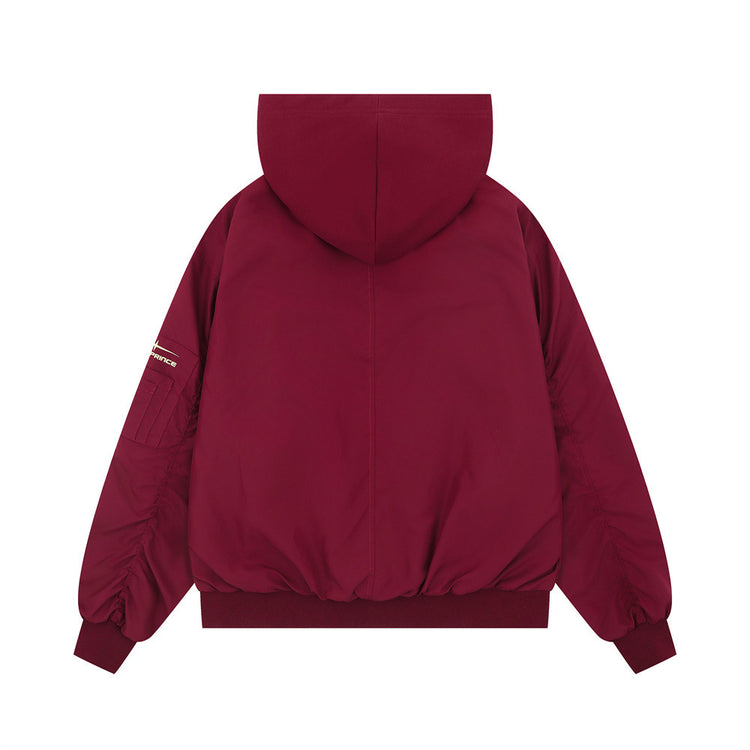 Fake two hooded jackets
