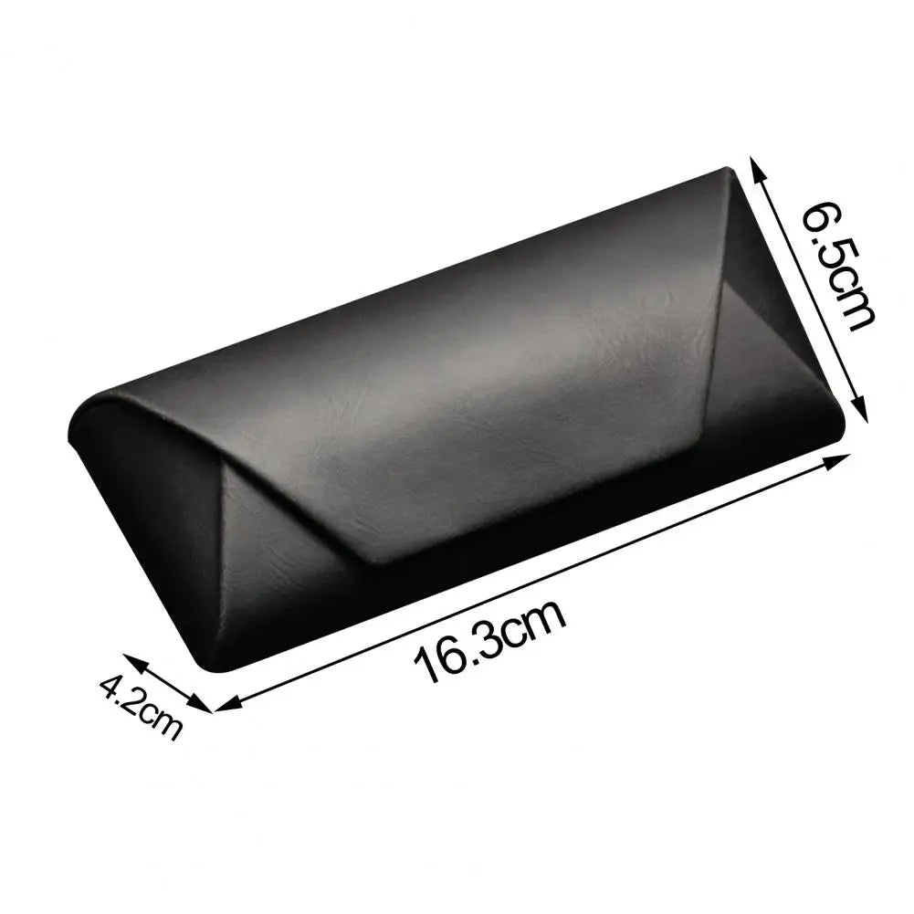 Glasses box female creative portable minimalist PU pressure resistant sunglasses myopia glasses box